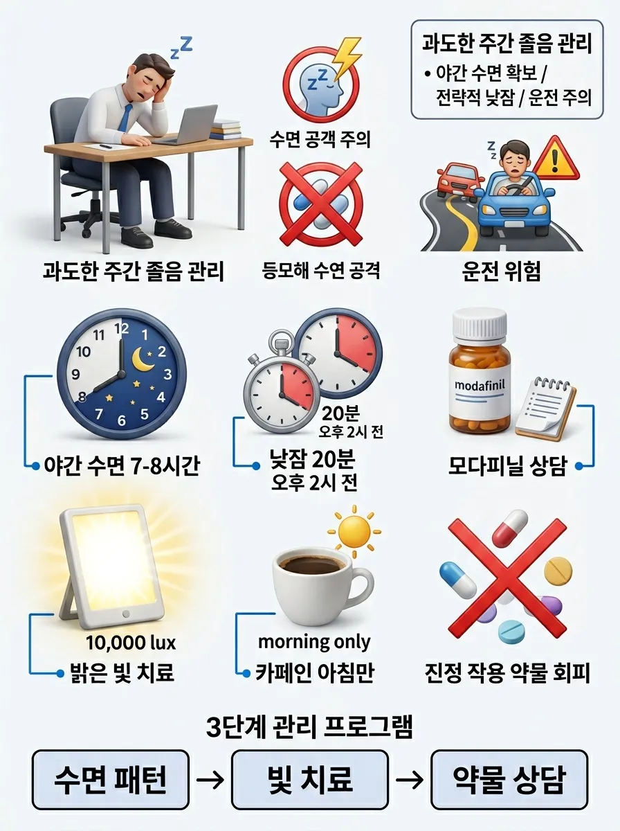 과도한 주간 졸음 관리
